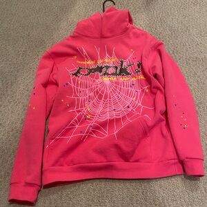 Pink Sp5der hoodie